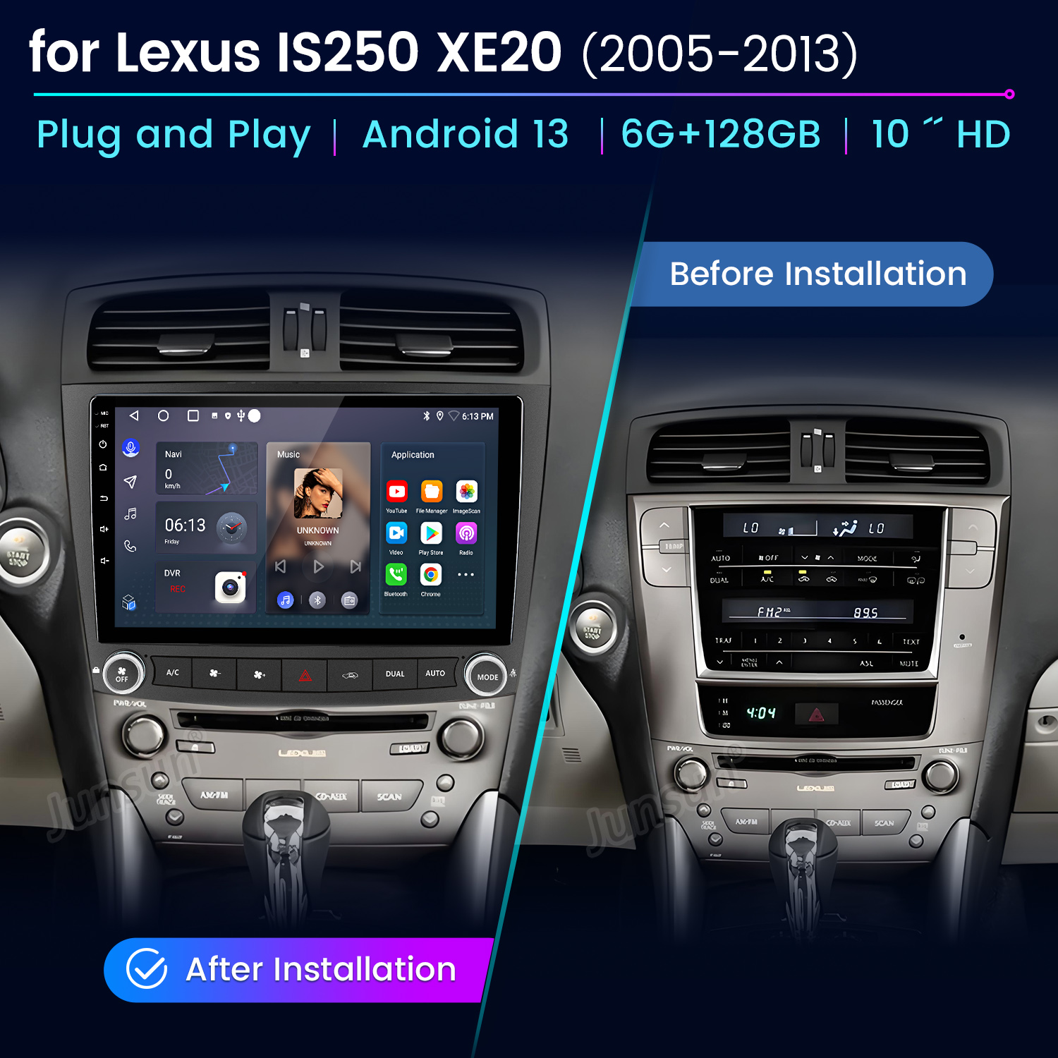 Junsun AI Voice Car Stereo Rad - Japanese Lifestyle Video avis et prix