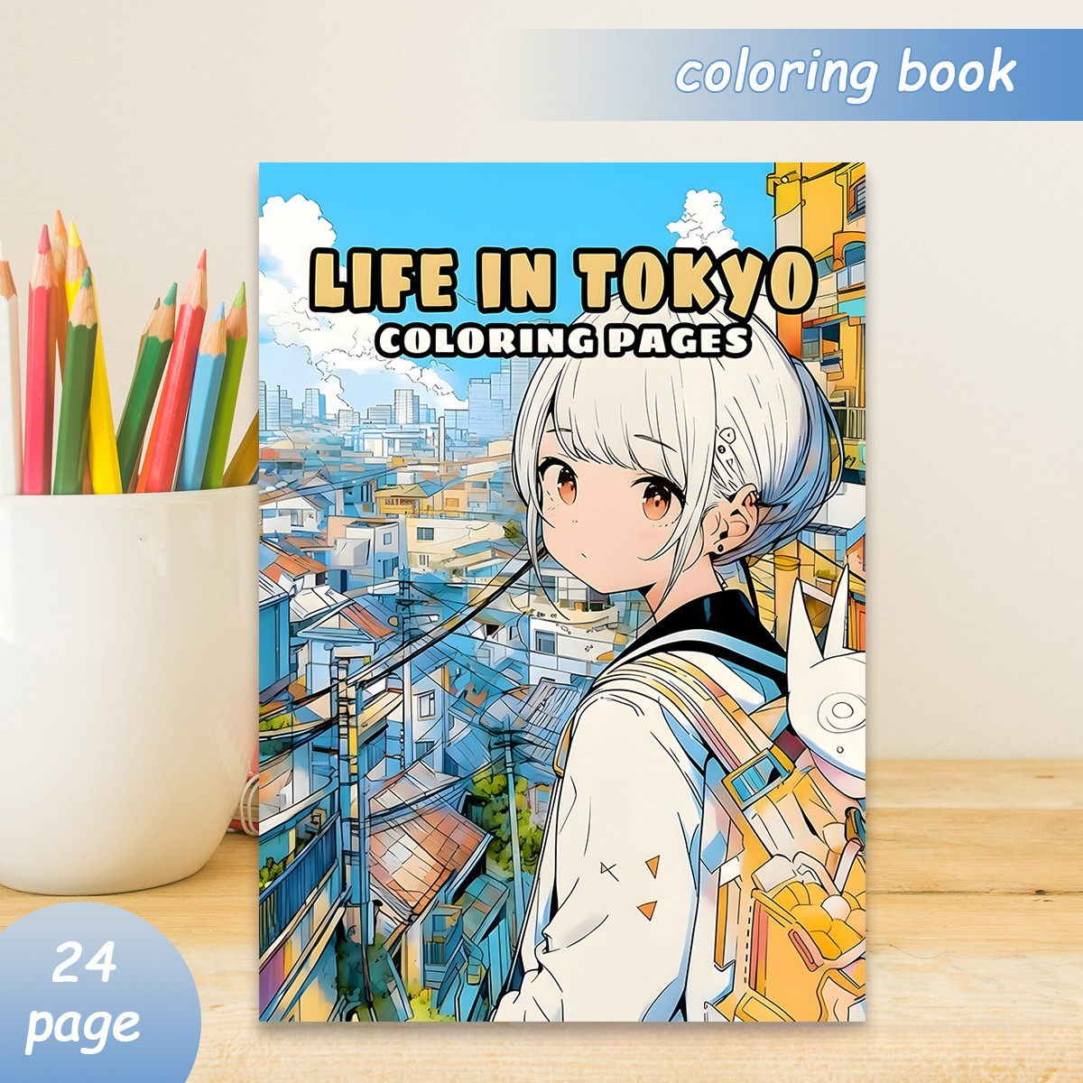 Life in Tokyo Coloring Book 24 - Japanese Lifestyle Books avis et prix