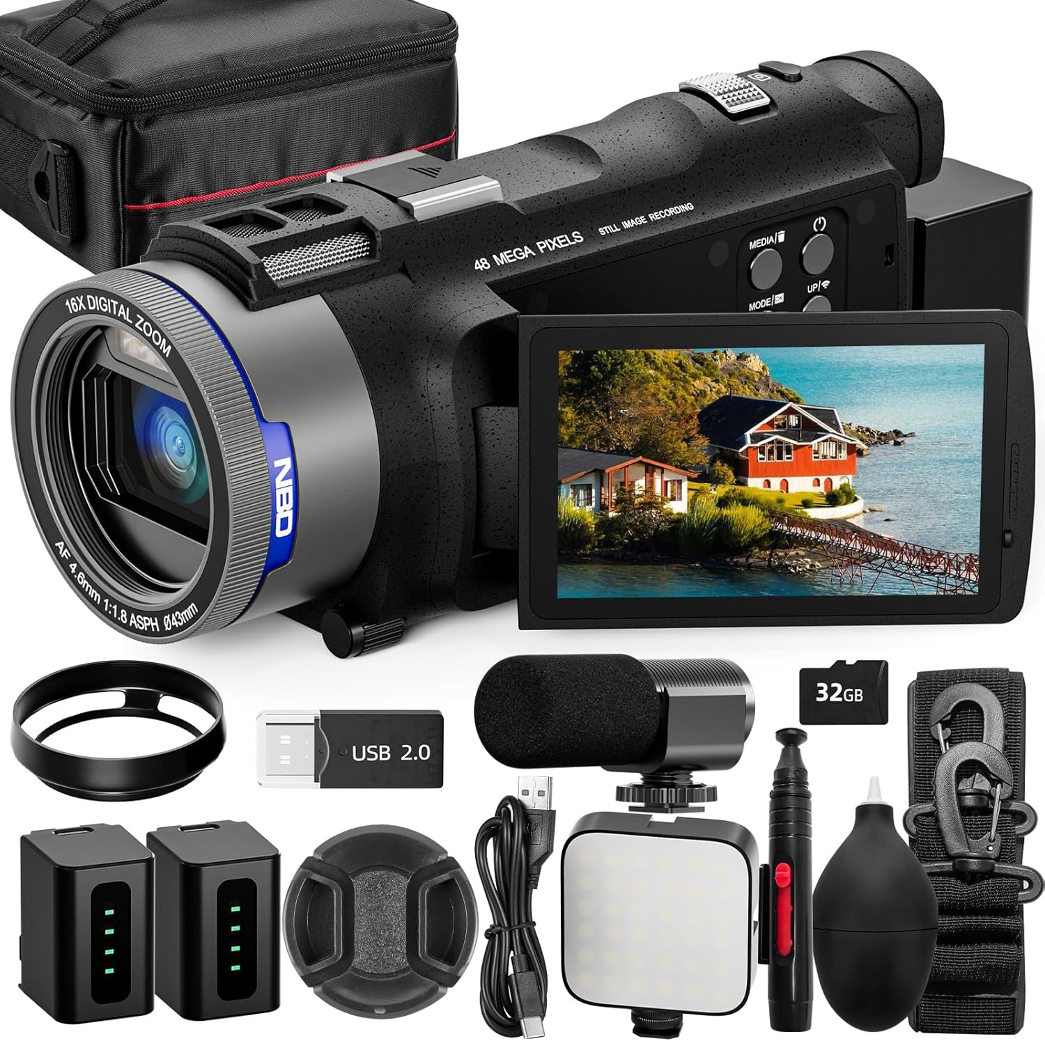 NBD 4K Camcorder Video Camera  - Japanese Lifestyle Video avis et prix