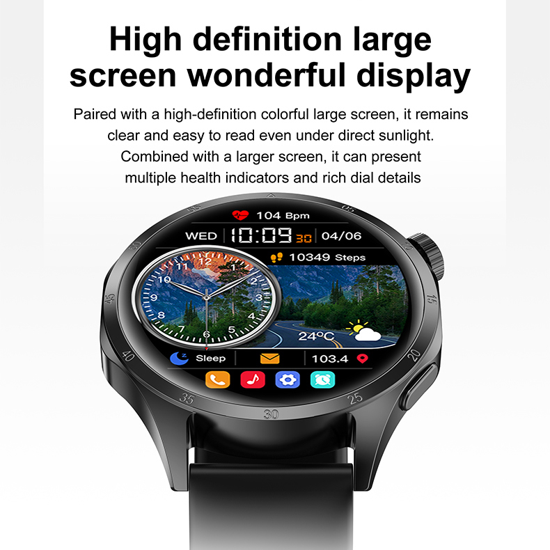 2026 New Smart Watch Men AMOLE - Japanese Lifestyle Books avis et prix