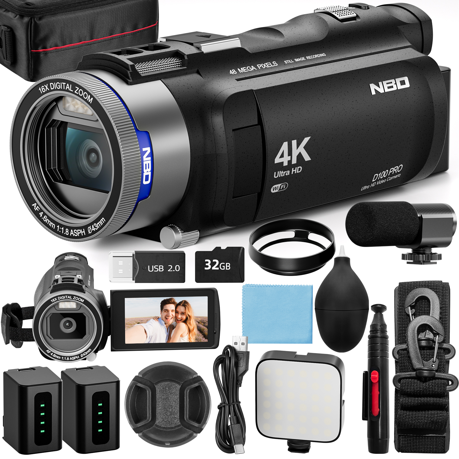 NBD 4K HD&48MP Camcorder Video - Japanese Lifestyle Video avis et prix