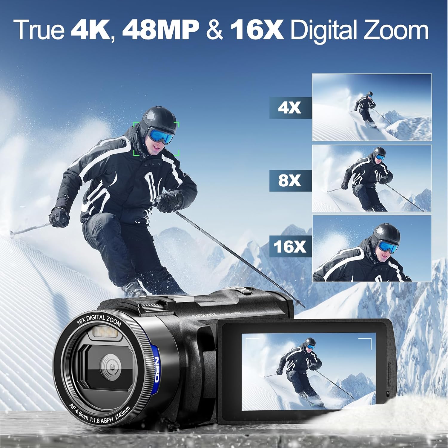 NBD 4K HD&48MP Camcorder Video - Japanese Lifestyle Video avis et prix